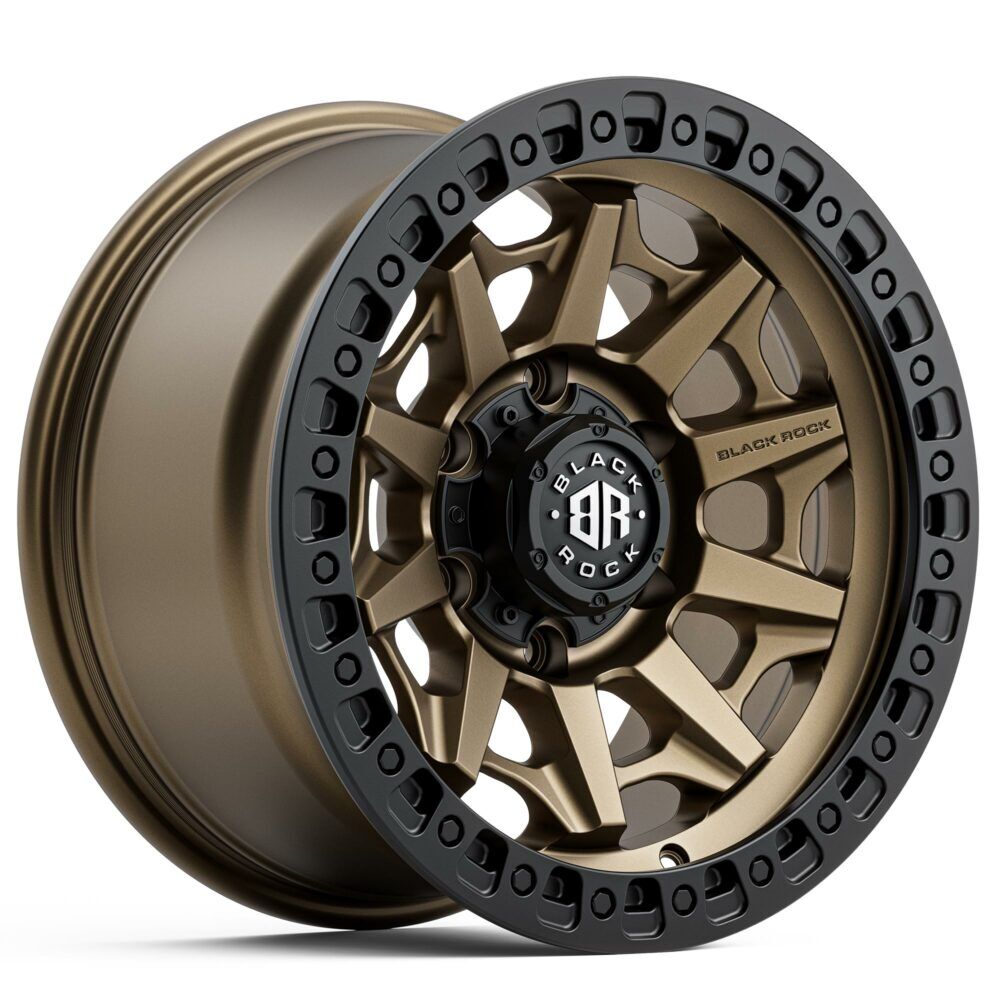 Black Rock FFT01 Satin Black - Flow Form Off-Road Lightweight Wheels
