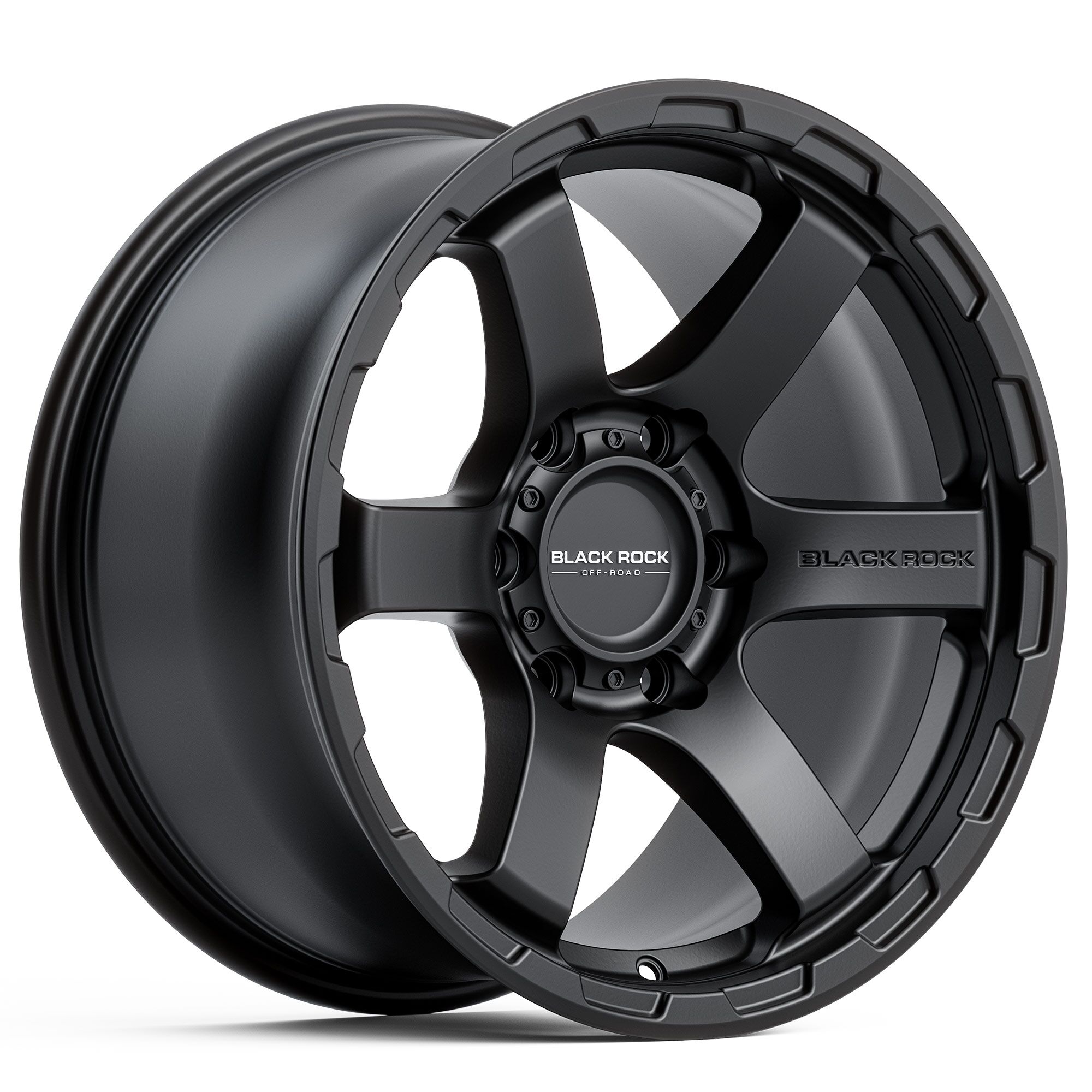 4X4-WHEELS-BLACK-ROCK-OFF-ROAD-GRIP-SATIN-BLACK-17-20-INCH-4X4-RIMS 4X4 Rims Black Rock Grip Satin Black Off-Road Wheels
