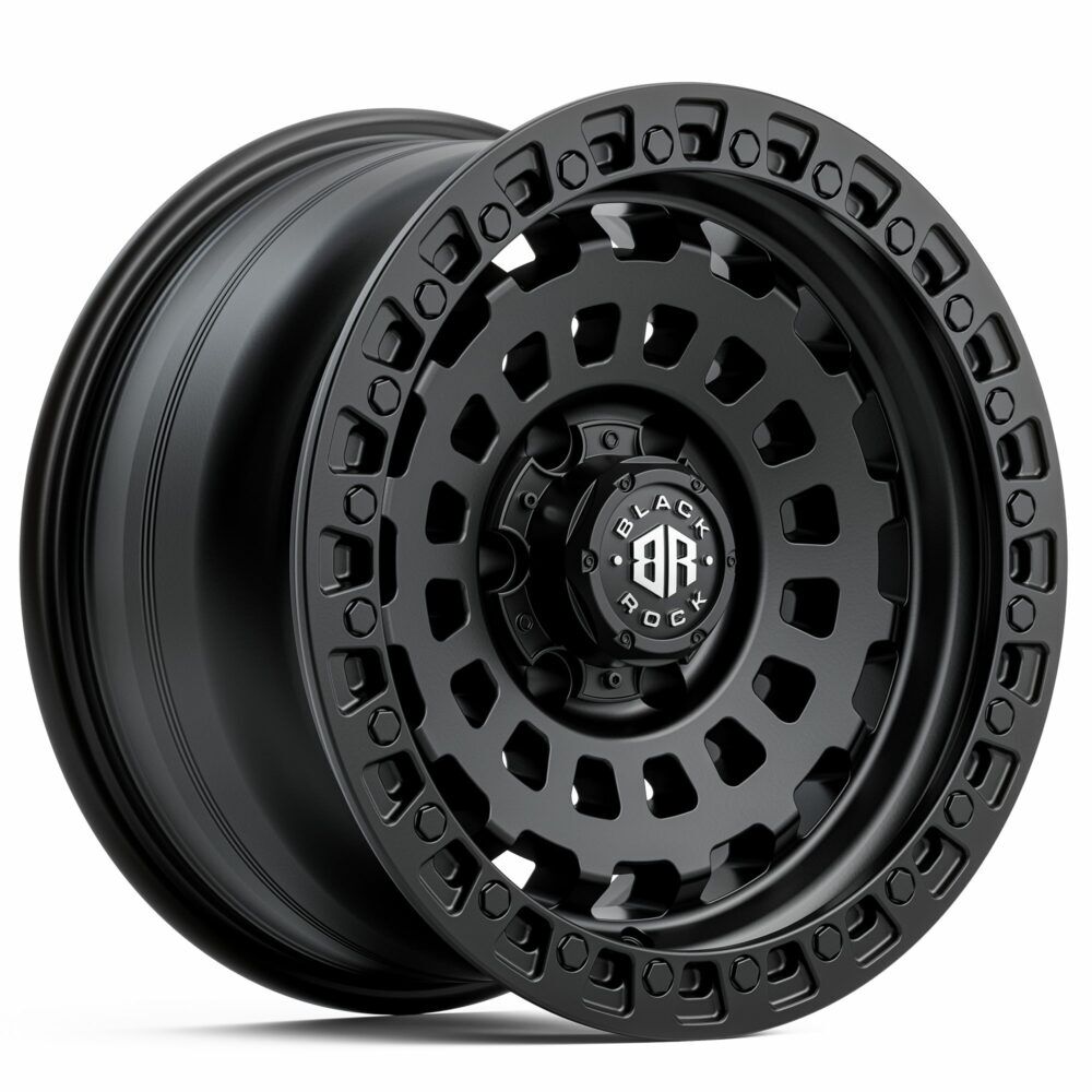 Black Rock FFT01 Satin Black - Flow Form Off-Road Lightweight Wheels