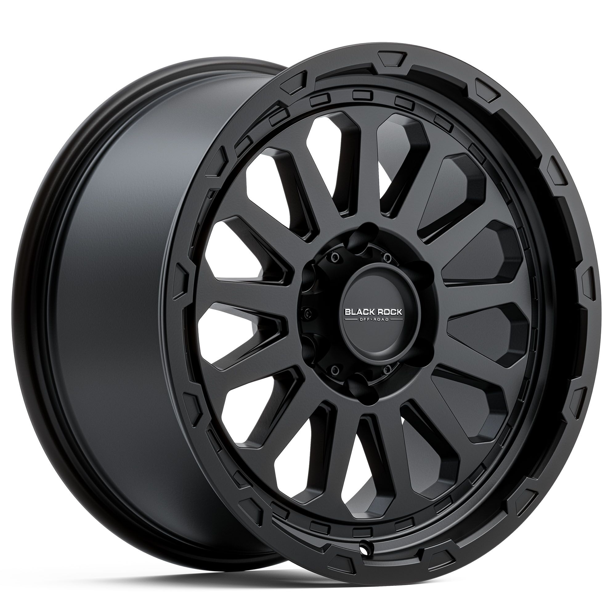 Black Rock Prime Satin Black | 4x4 Wheels By Black Rock