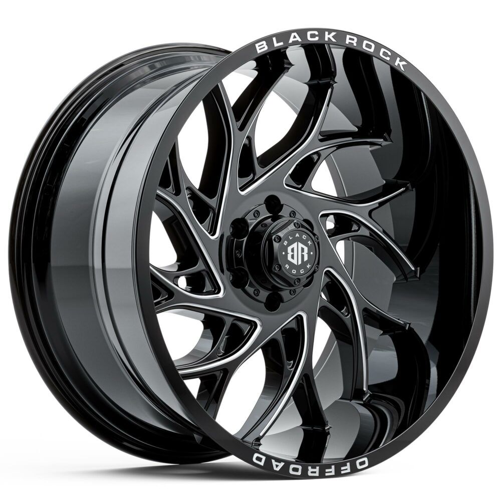Black Rock Mayhem Satin Black | 4x4 Wheels GVM+ Upgrade